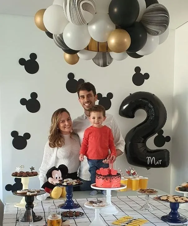 Lívia e Samuel Neto festejaram dois anos do Matheus