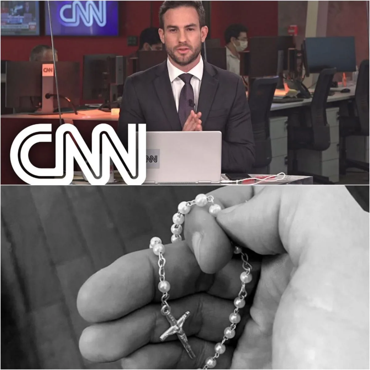 Confira 5 manifestações de Fé do âncora da CNN Brasil Daniel Adjuto