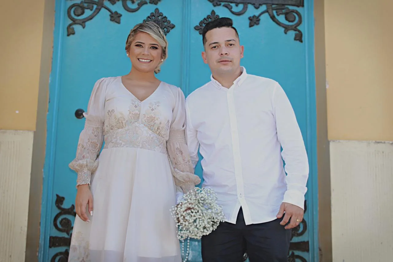 Jeane Galeno e Pedro Alberto Filho casam no civil