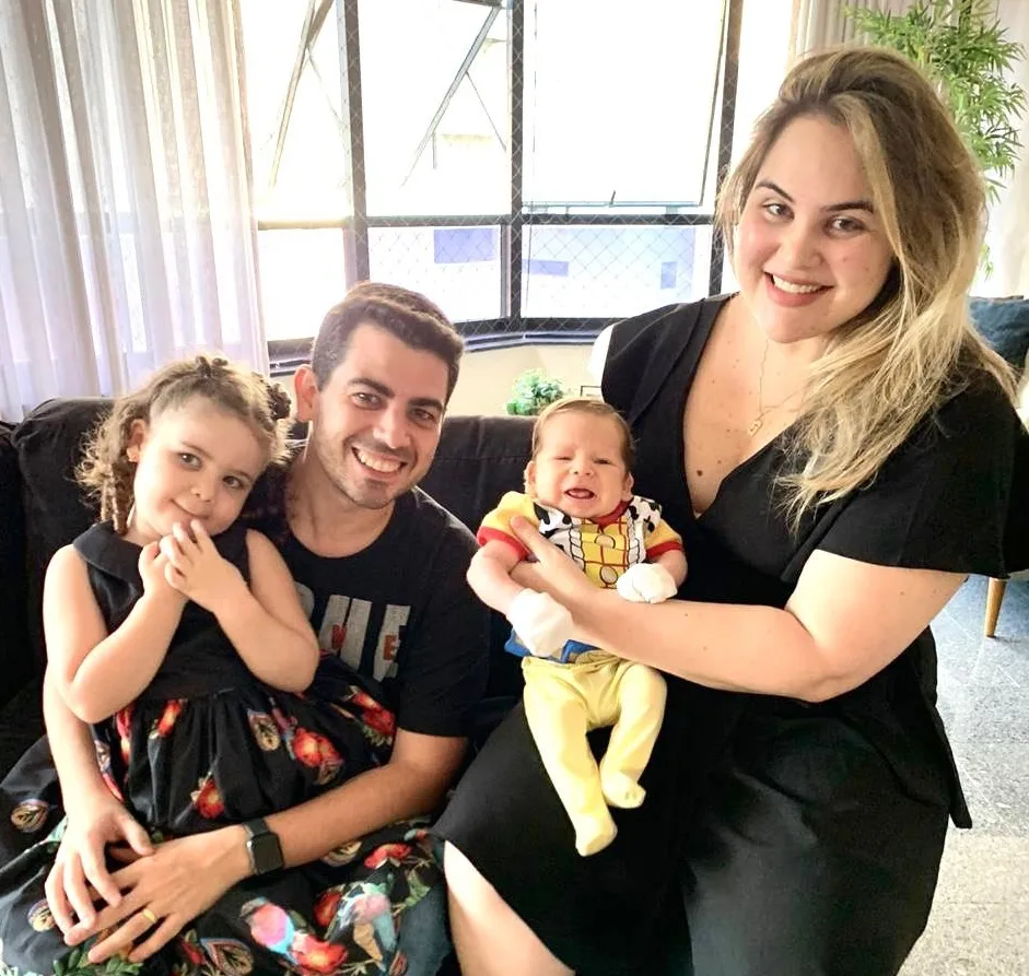 2º mesversário do Lucas, filho de Bárbara e Ricardo Mattos