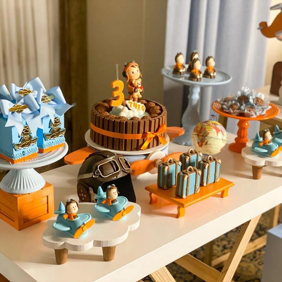 Sorocaba e Biah Rodrigues celebram 3º mesversário de Theo com festa temática
