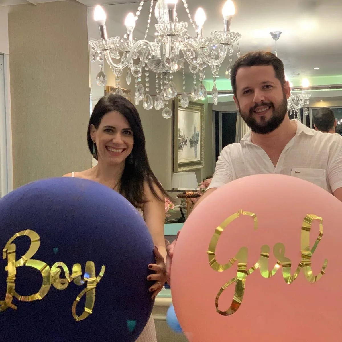 It's a boy para Melina Abu e Lennon Furtado