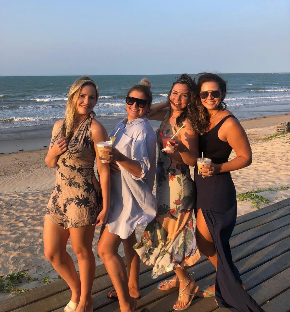 Curtindo fim de semana entre amigos