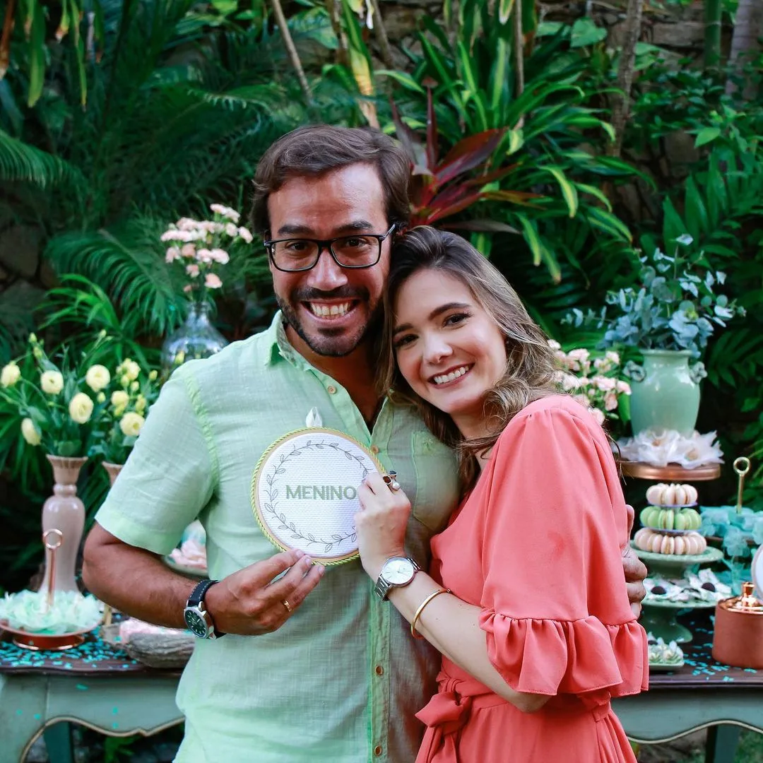 Andressa Aldigueri e Rafael Studart estão à espera de um menino