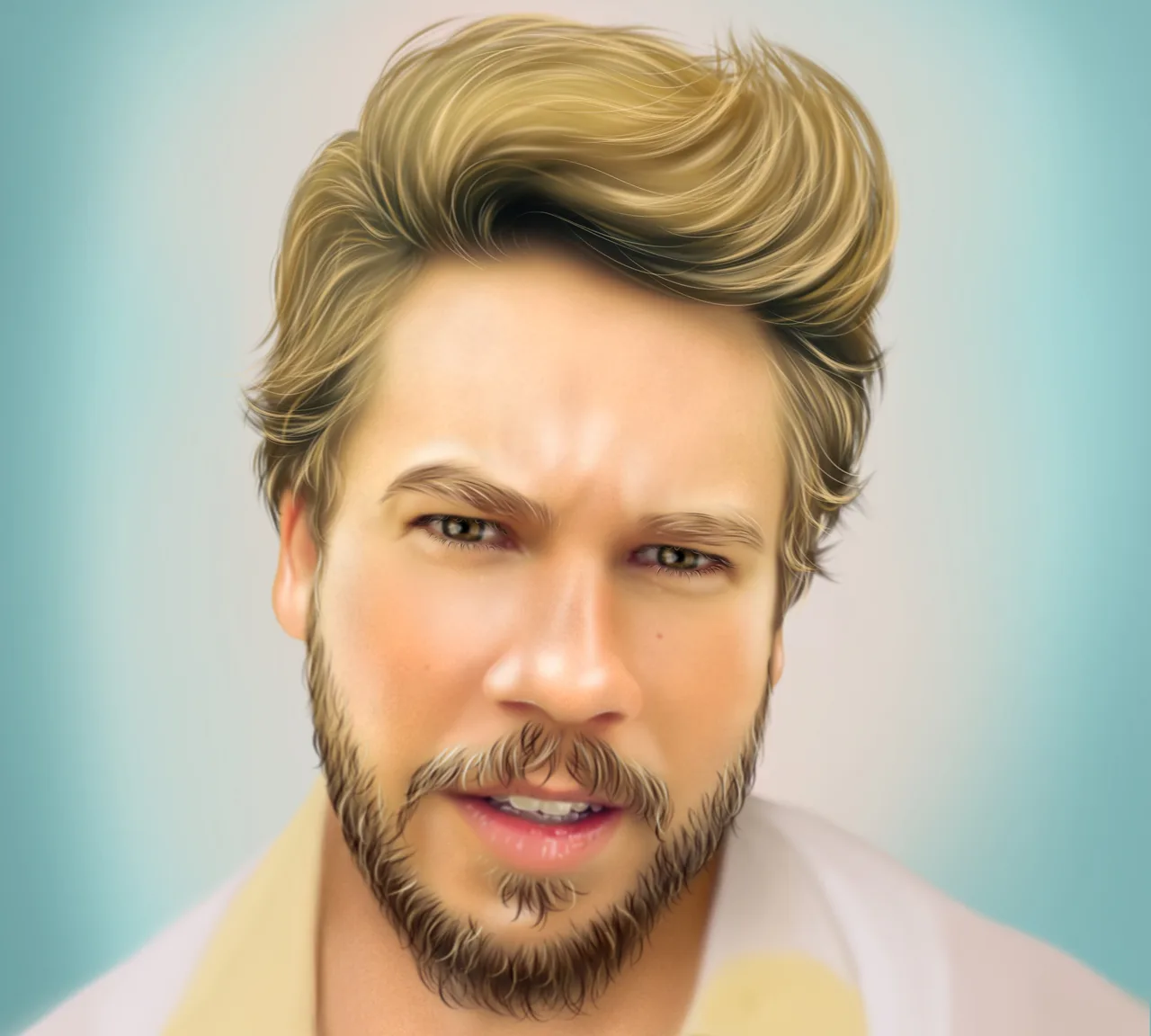 Artista pernambucano, Dersu Jr. foca em pinturas digitais de personalidades; Confira entrevista
