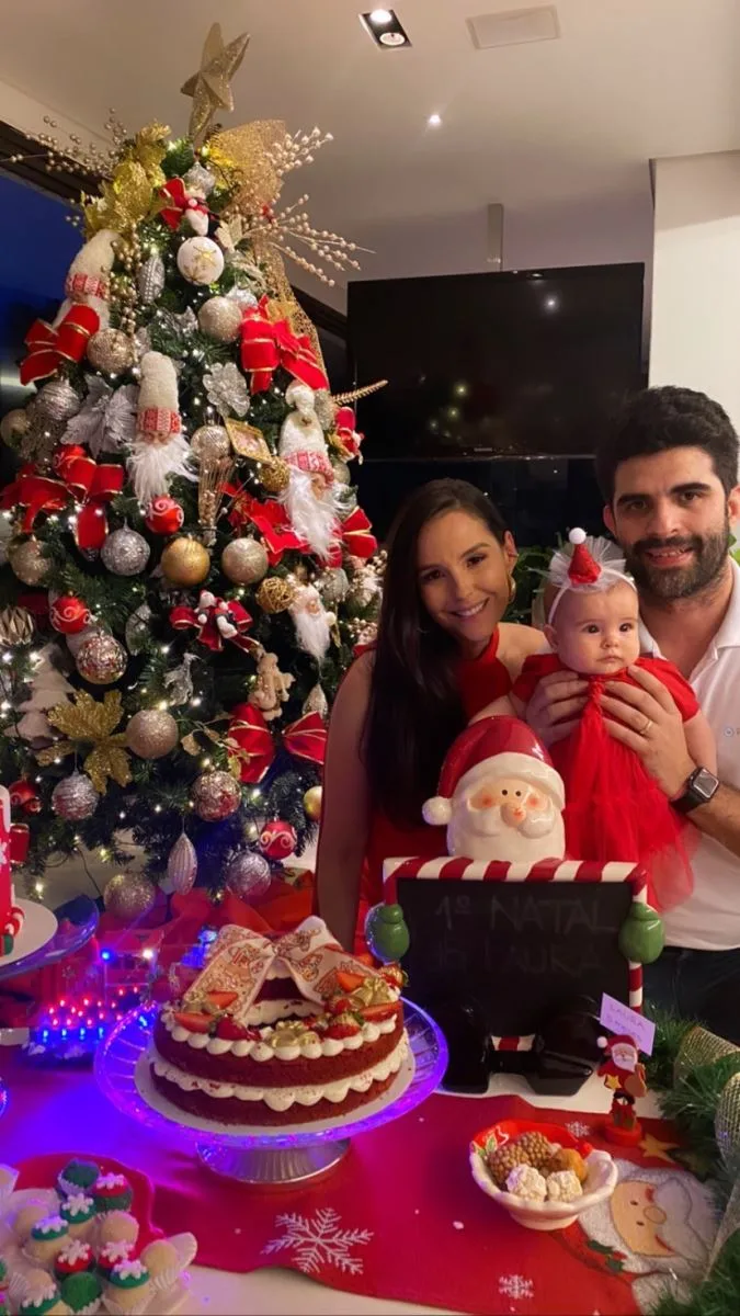 Mari Vasconcelos e Eliseu Becco festejam cinco meses da filha Laura