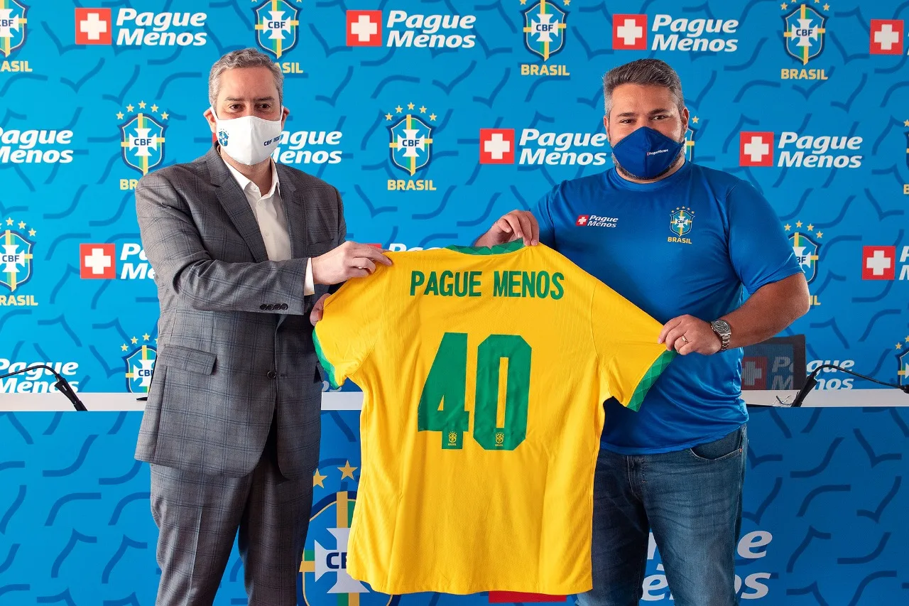 CBF anuncia Pague Menos como nova patrocinadora das seleções brasileiras