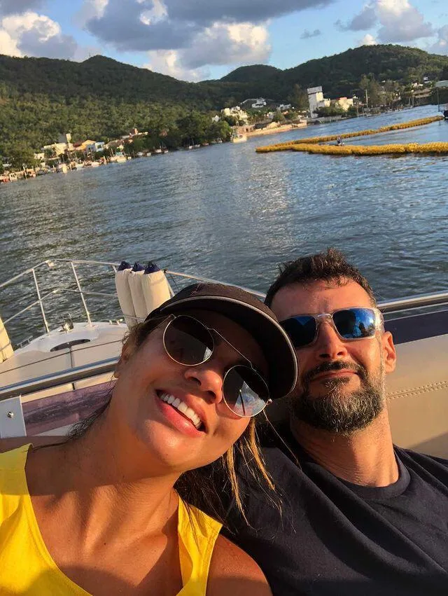 Anelisa e Dimas Barreira aproveitam temporada de férias