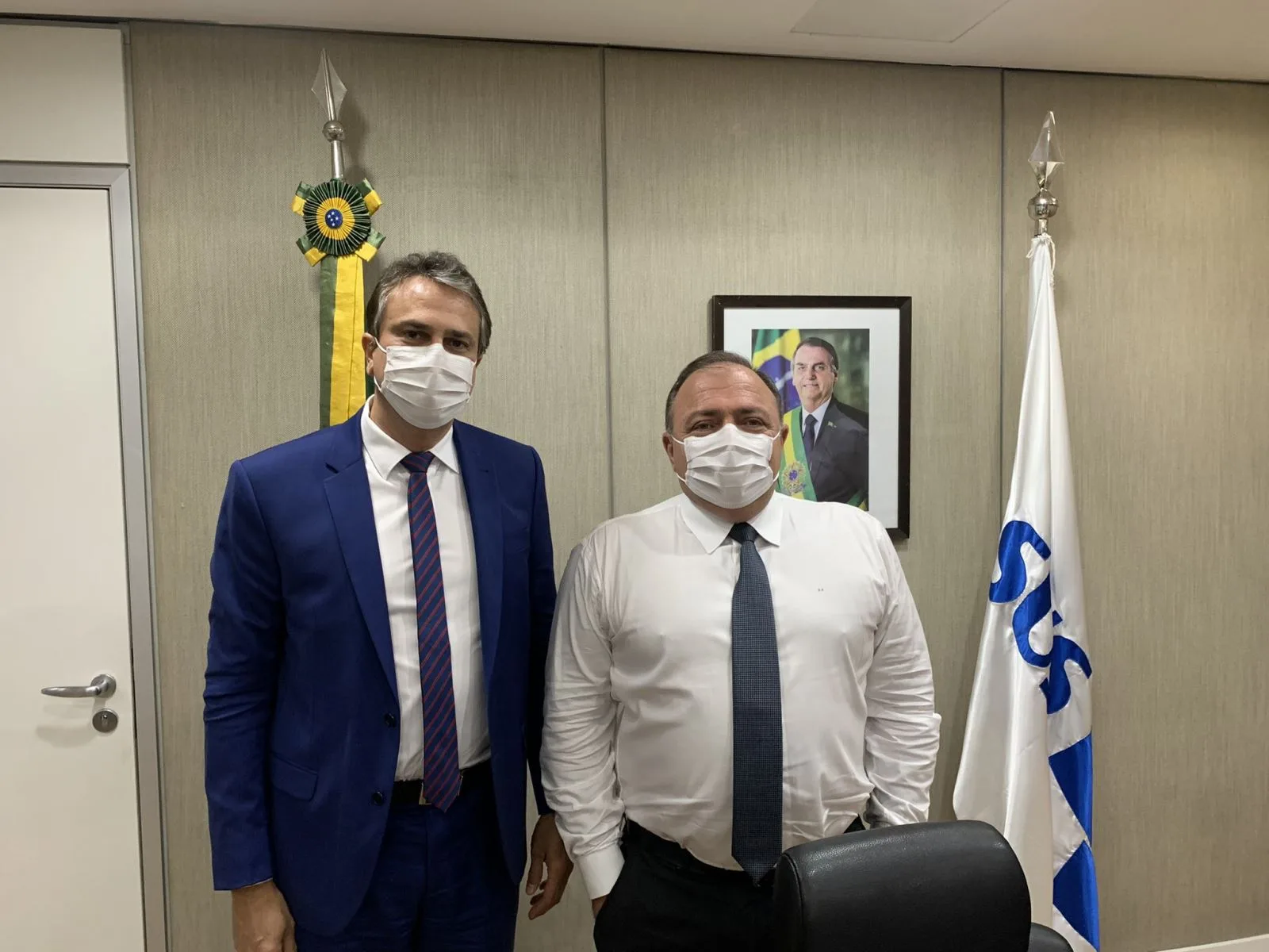 Camilo vai a Brasília para reunião com ministro da saúde em busca de mais vacinas contra Covid