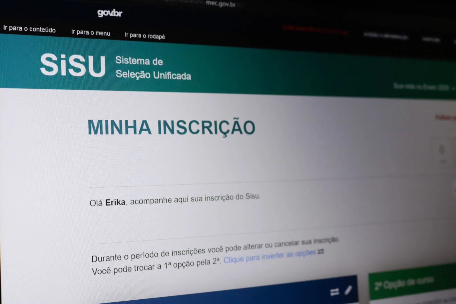 Sisu divulga resultado em universidades públicas e abre lista de espera