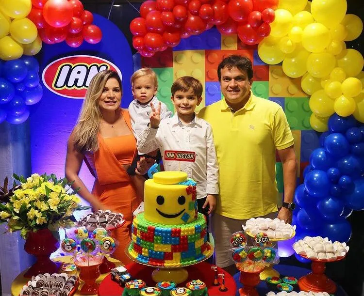 Kamila Monteiro e Adriano Barbosa festejam os seis anos do Ian Victor