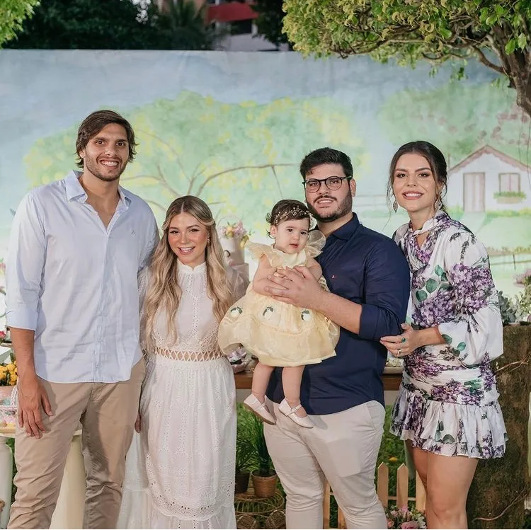 Isabelle e João Pedro Nogueira celebram o primeiro aninho da Marcela