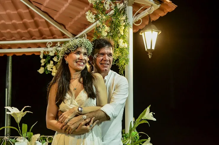 Waldonys e Luciana Moreno celebram Bodas de Prata