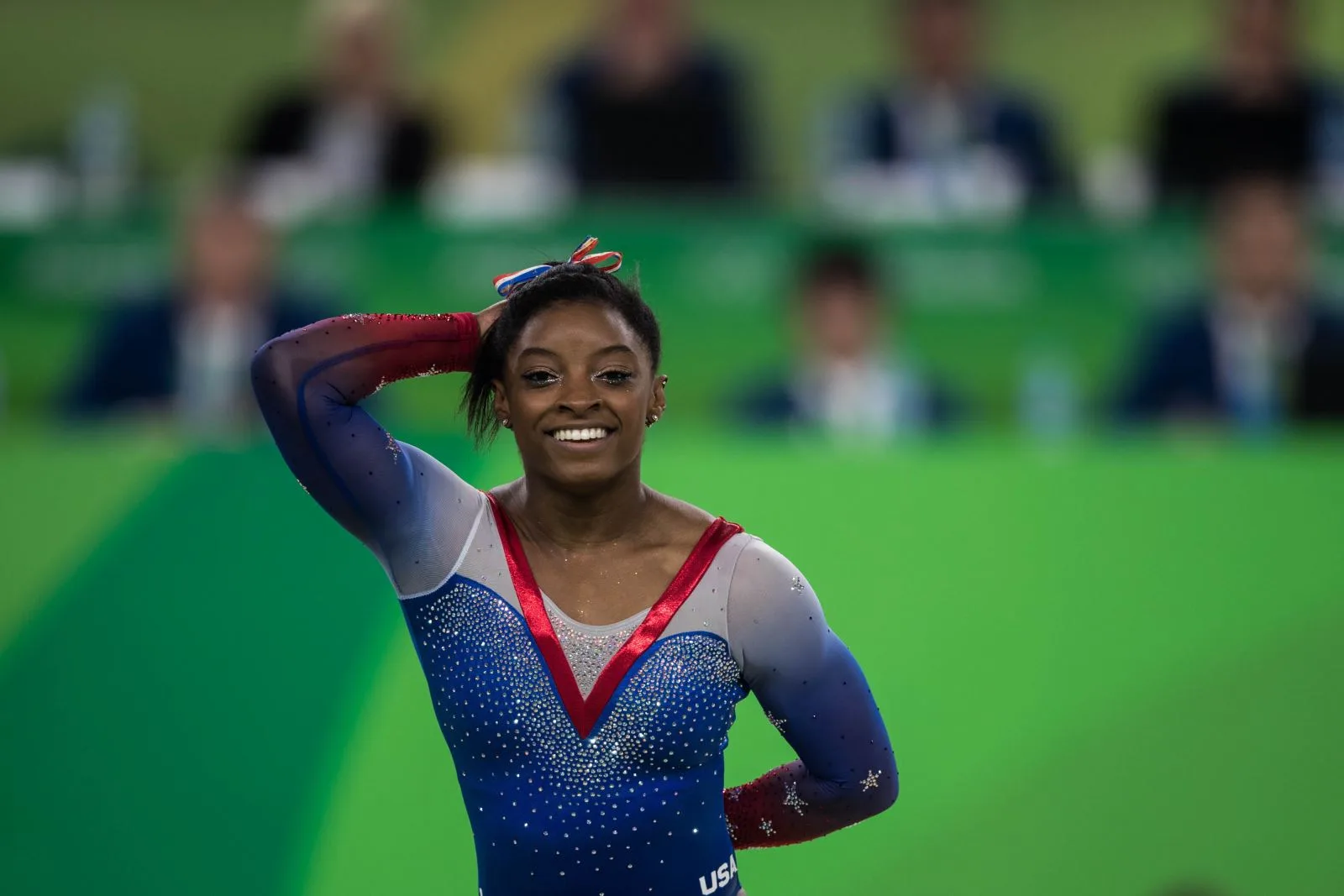 Simone Biles prioriza saúde mental e coloca em dúvida final contra Rebeca