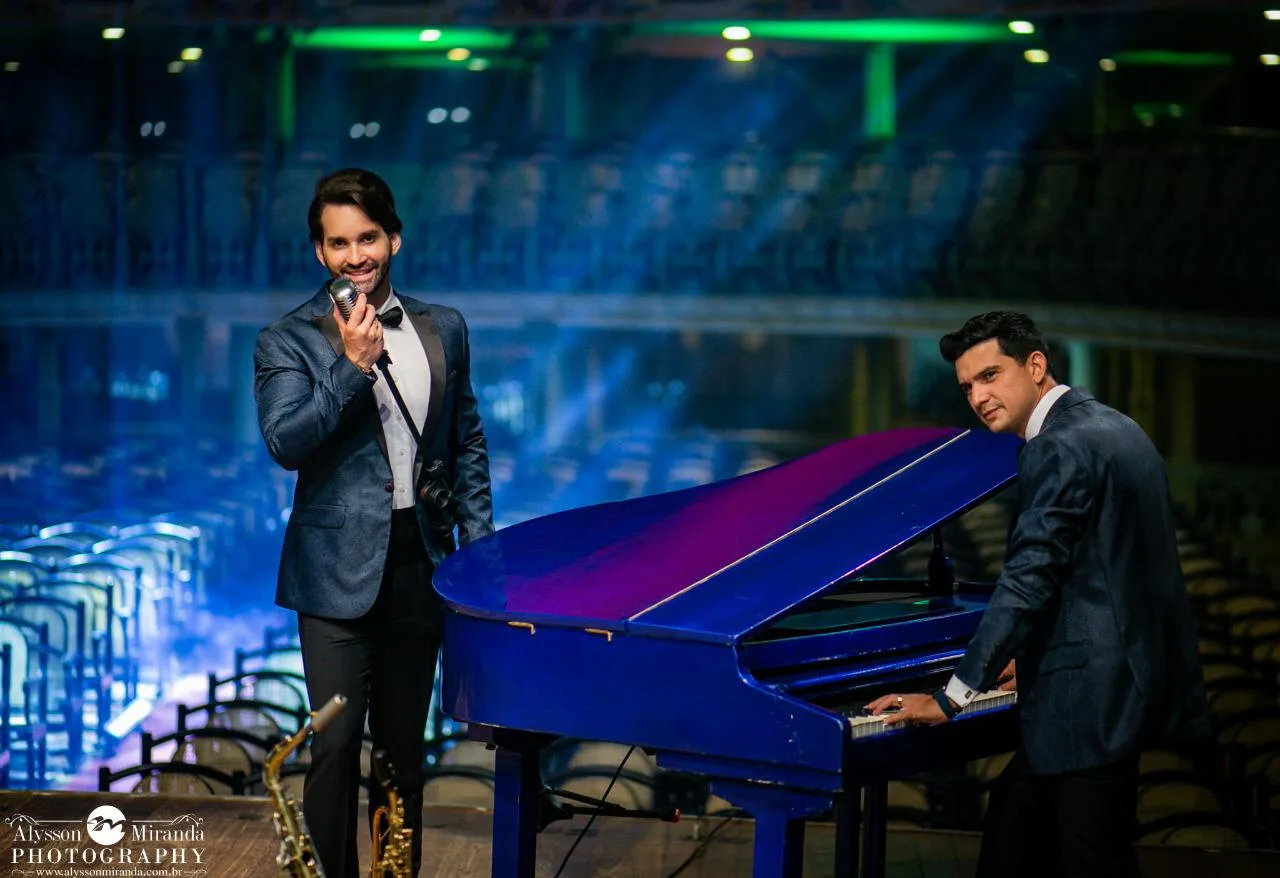 Philipe Dantas e Paulo Rodrigo Pianista gravam clipe "Cinema Paradiso"