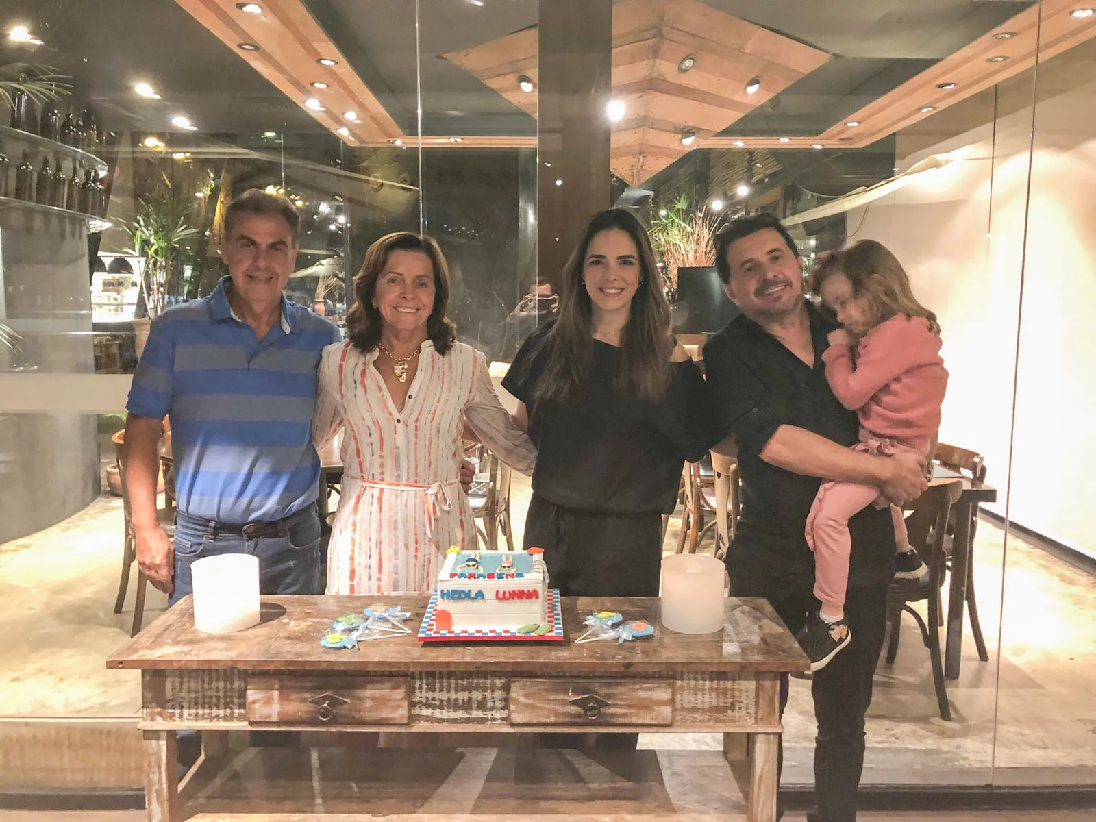 Parabéns duplo marca aniversários de Hedla Lopes e da neta Lunna