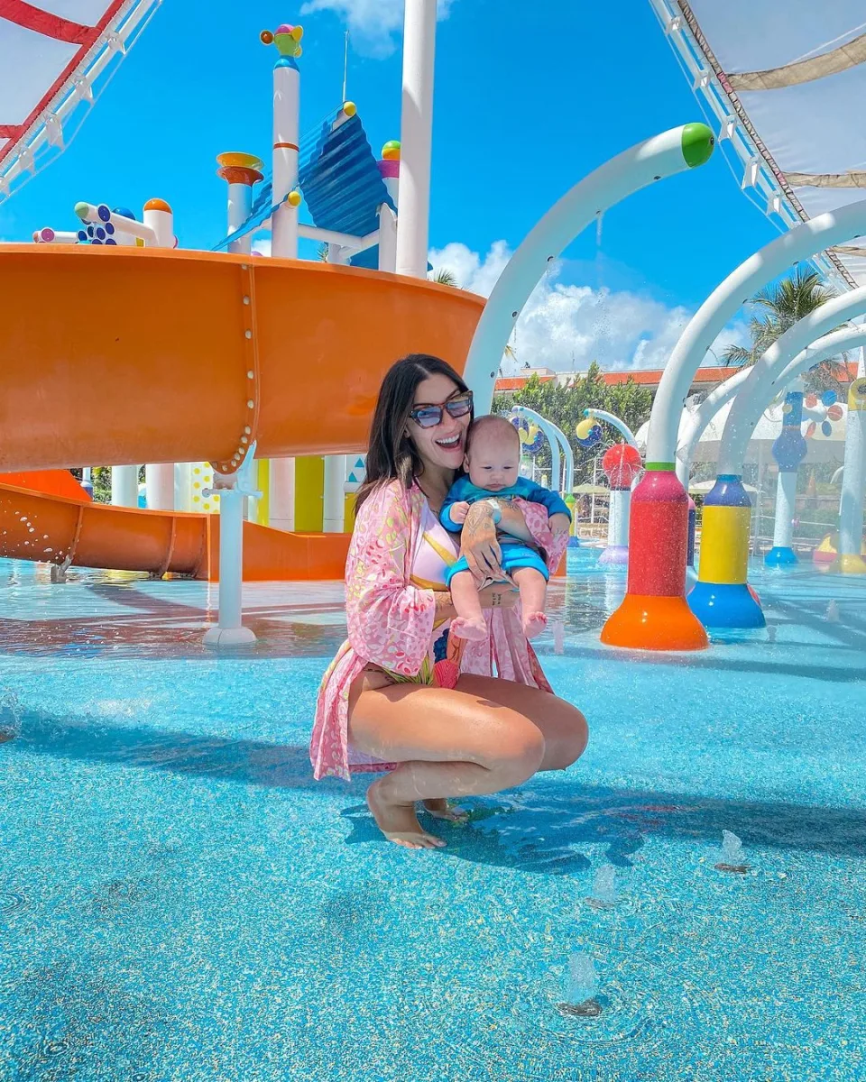 Bianca Andrade e Fred passam pelo Ceará em primeira viagem de filho, Cris