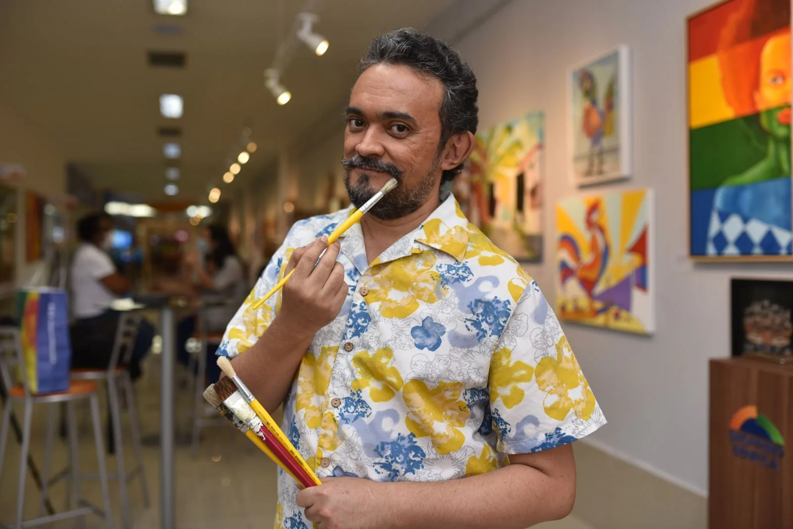 Com participação marcada para exposição no RJ, Elinaudo Barbosa conta histórias por meio da arte