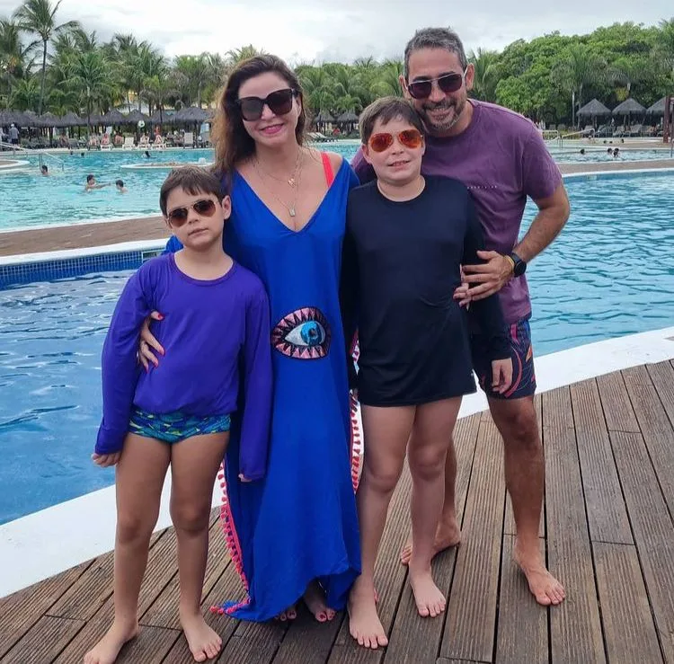 Christianny Diógenes e Will Maranhão celebram os 10 anos do filho Davi