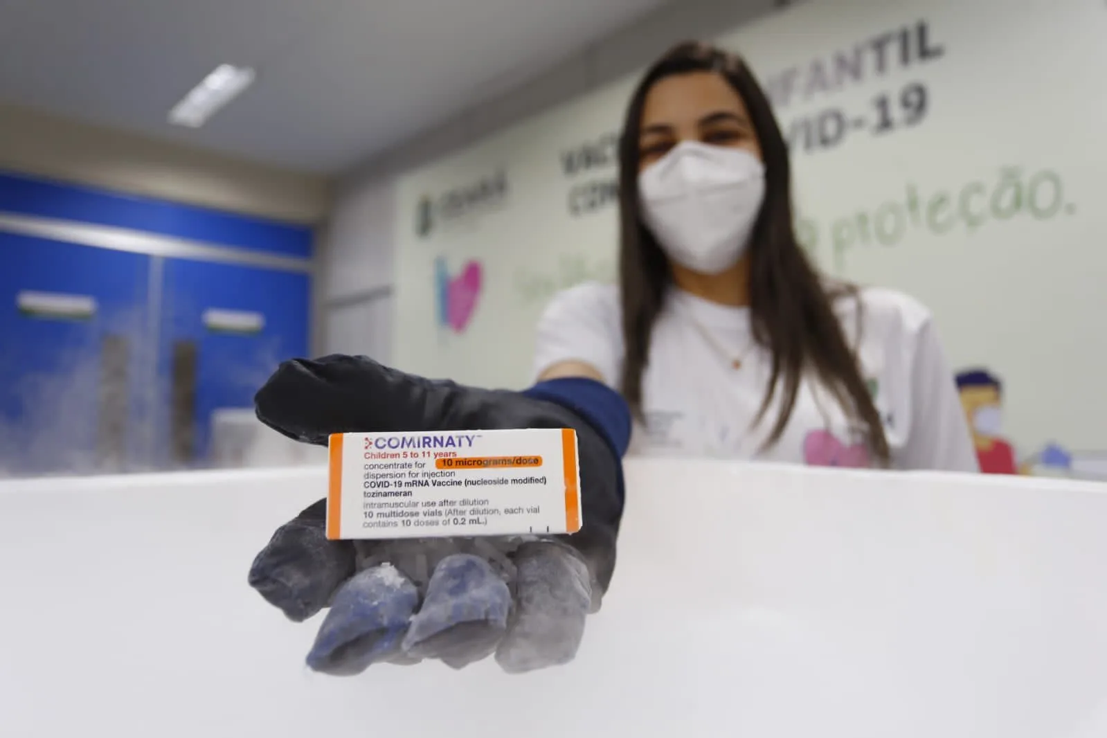 Ceará recebe mais 80 mil doses pediátricas da Pfizer e segue com vacinação de crianças