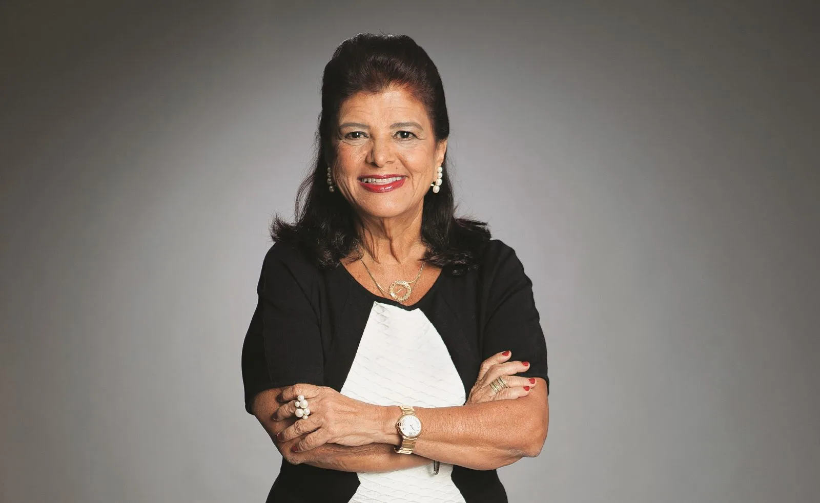 Luiza Trajano, do Magazine Luiza, recebe prêmio da Câmara de Comércio Brasil-EUA, em Nova York