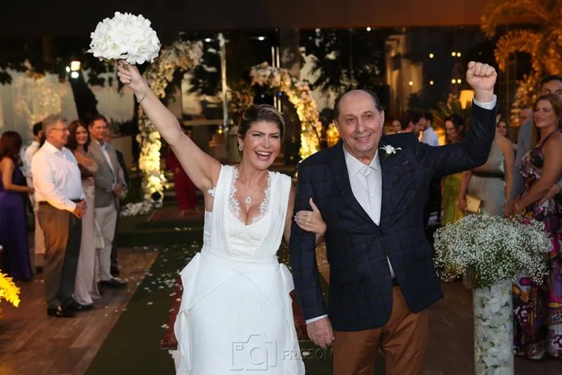 Giselle Boris e Aginaldo Lima oficializam sua união