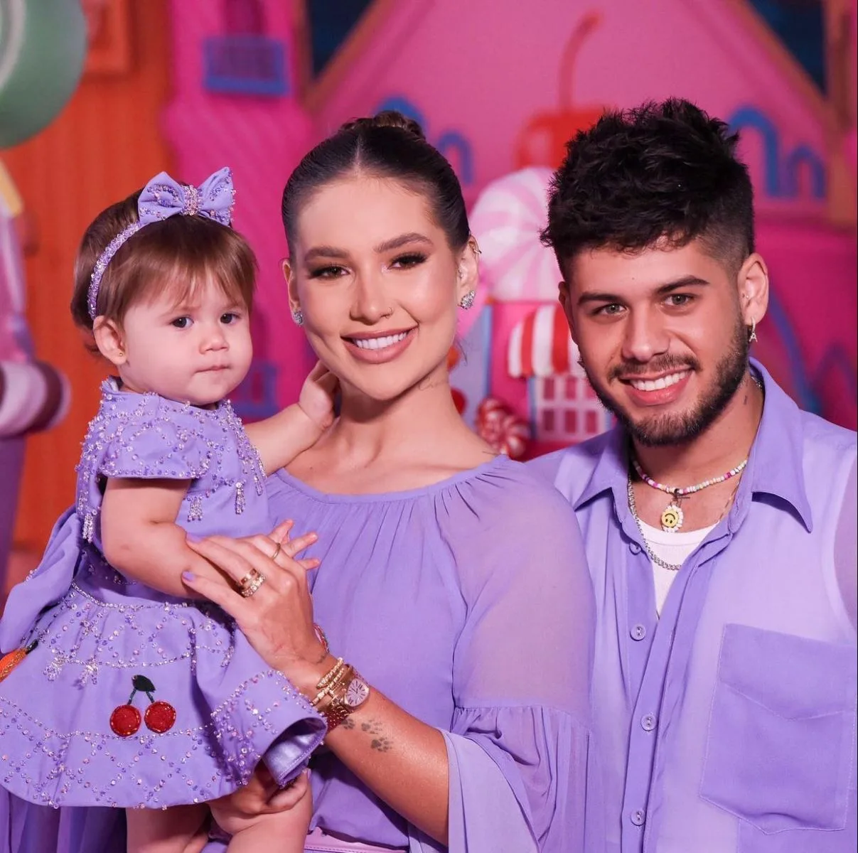 Virgínia e Zé Felipe armam super festa para primeiro aninho da filha Maria Alice