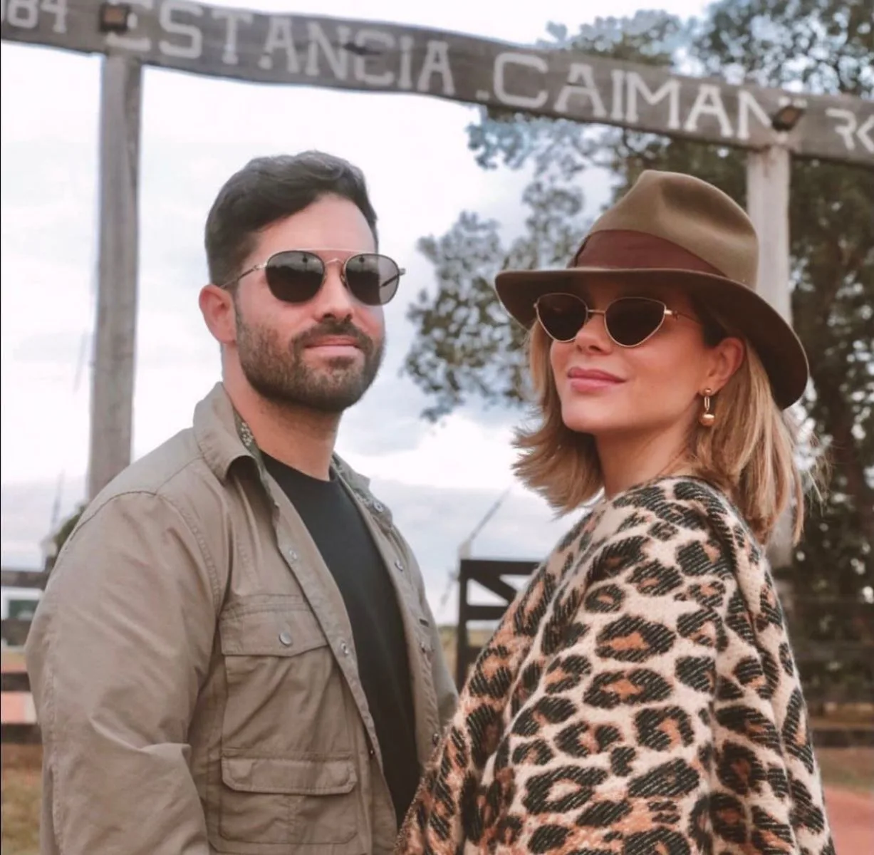 Paulinha Sampaio e Felipe Rocha curtem temporada de aventuras no Pantanal