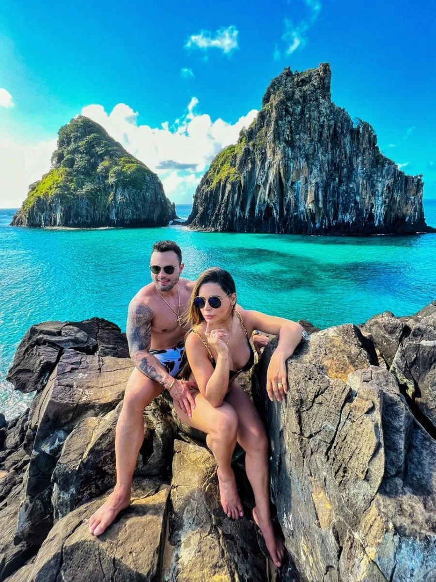 Amanda e Weyber Holanda seguem em temporada de férias