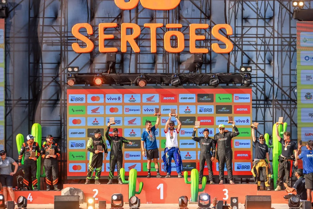 George Martins conquista 1º lugar na categoria UTV2 do Rally dos Sertões