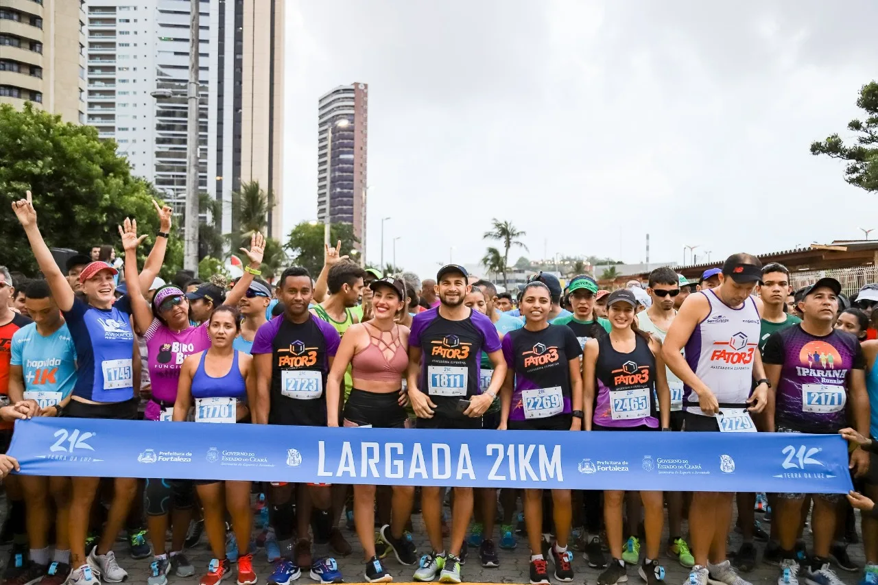 Corrida 21k Terra da Luz acontece no próximo domingo, 18, em Fortaleza