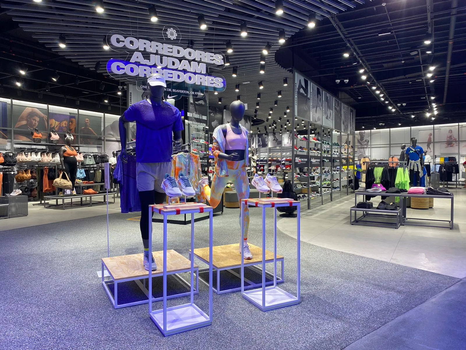Loja da Nike com conceito "Rise" é inaugurada no Shopping Iguatemi Bosque