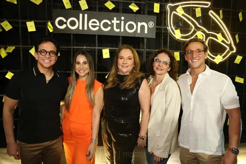 Noite de brilho marca a inauguração da Collection Eyewear