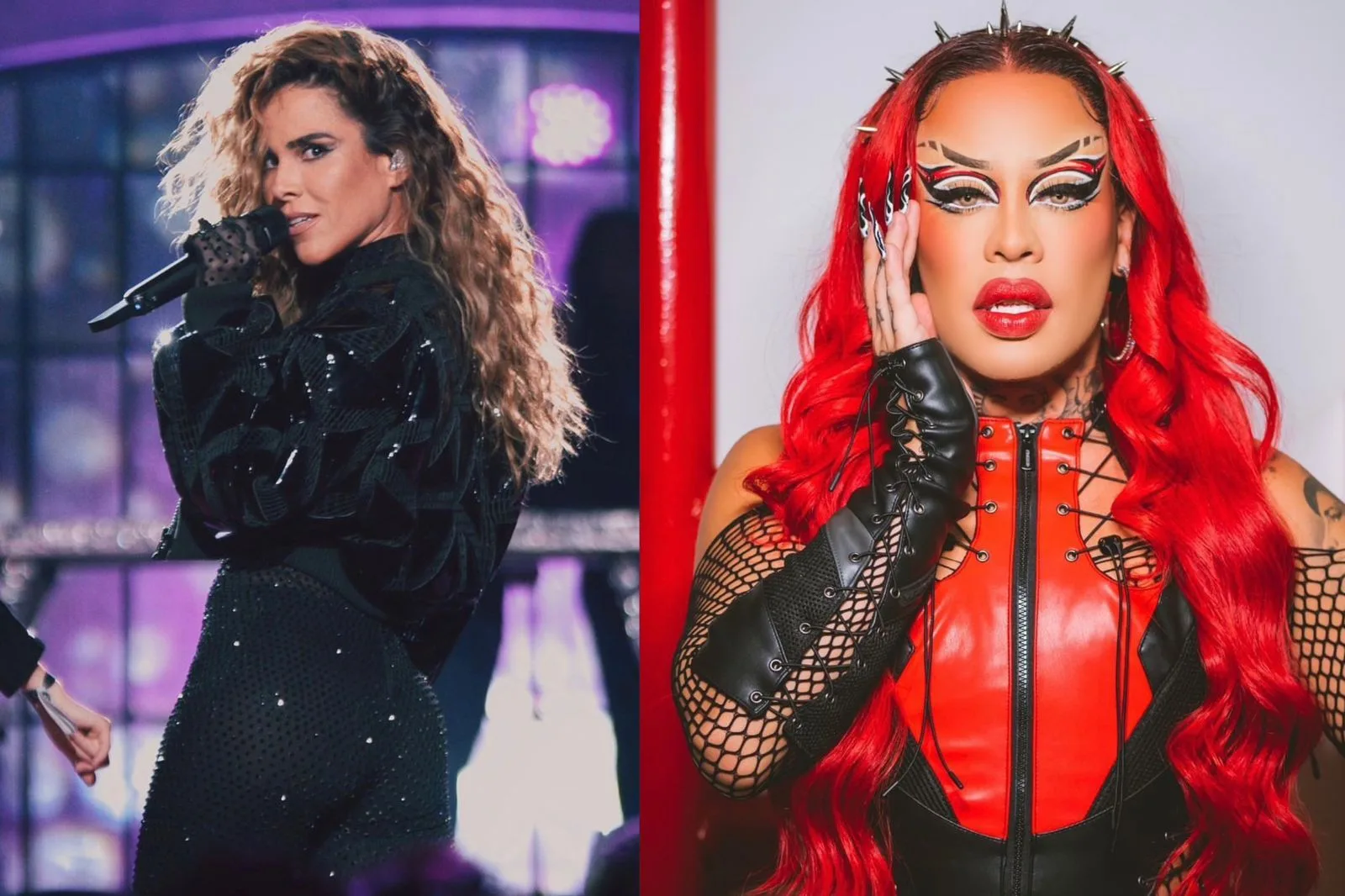 Após anunciar sua volta aos palcos, Wanessa Camargo faz show em Fortaleza com Glória Groove