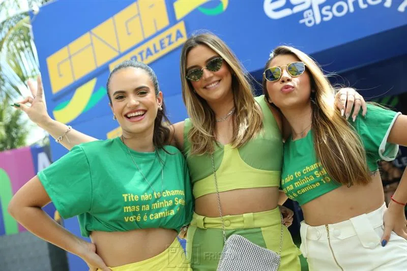 Eric Land e Di Propósito agitam o Ginga Fortaleza na transmissão do jogo Brasil x Suíça