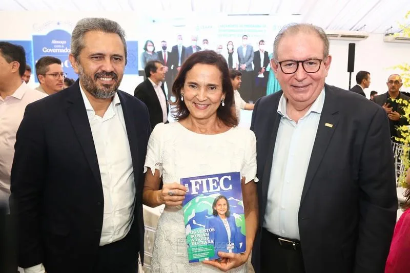 Ricardo Cavalcante promove almoço com a governadora Izolda Cela na FIEC