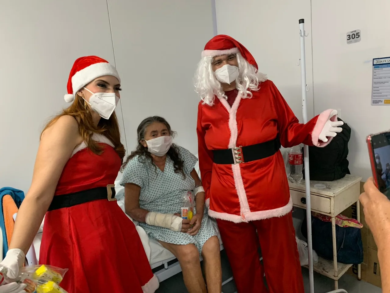 Natal de Amor é comemorado com pacientes do Hospital Municipal de Caucaia