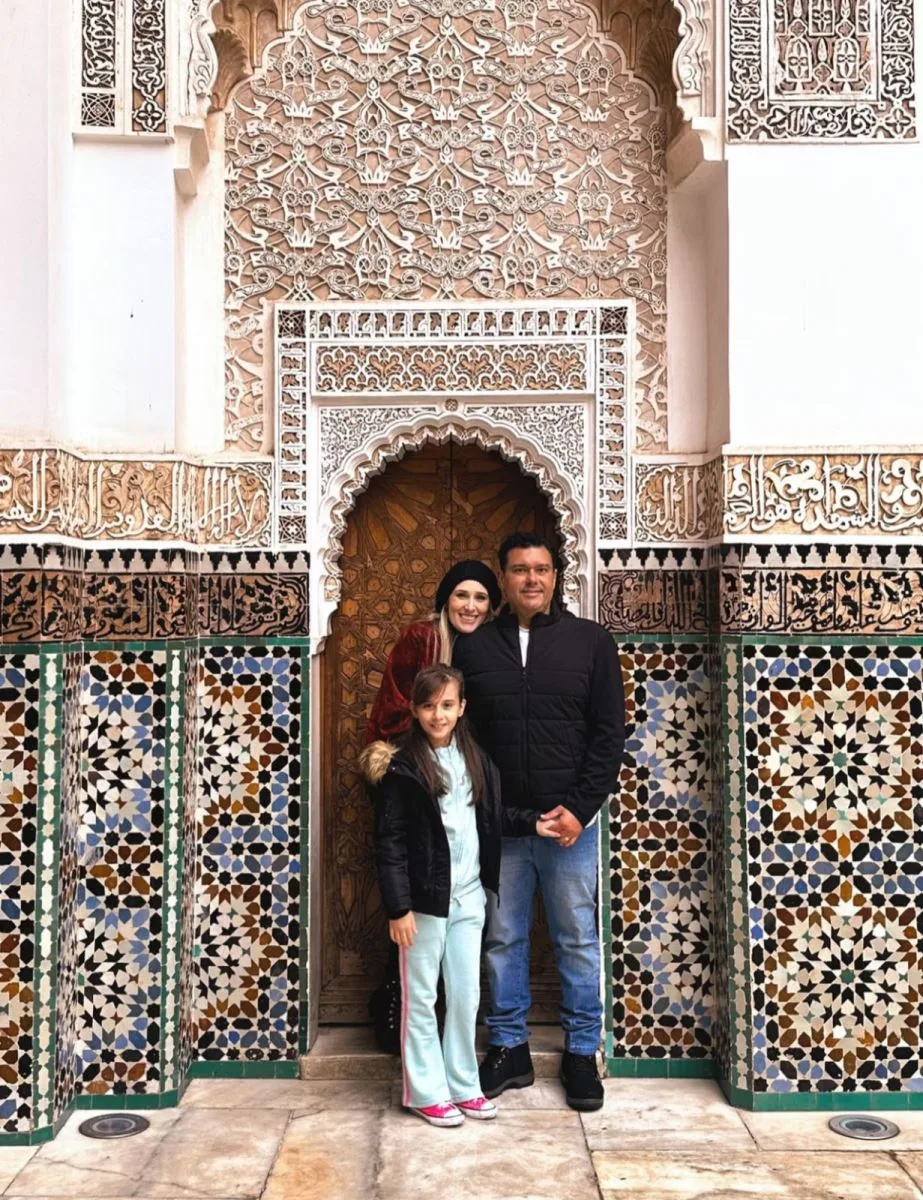 Monique Sales e Alexandre Pereira desbravando Marrakesh