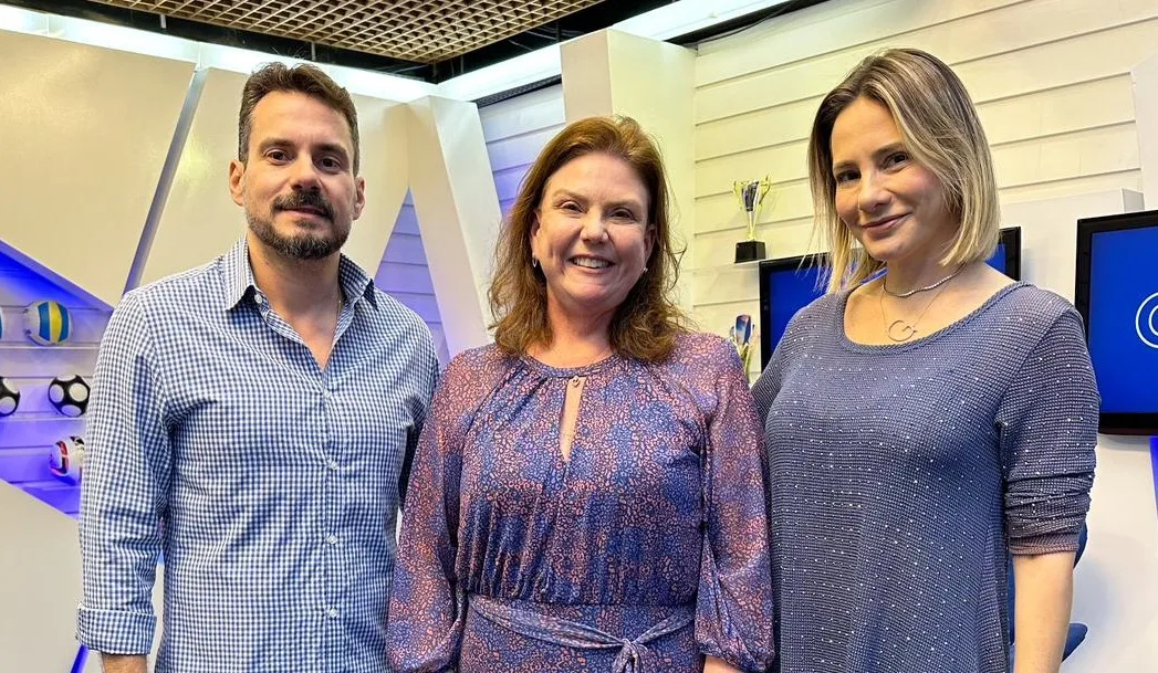 Fernanda Pessoa visita estúdios do Grupo Cidade