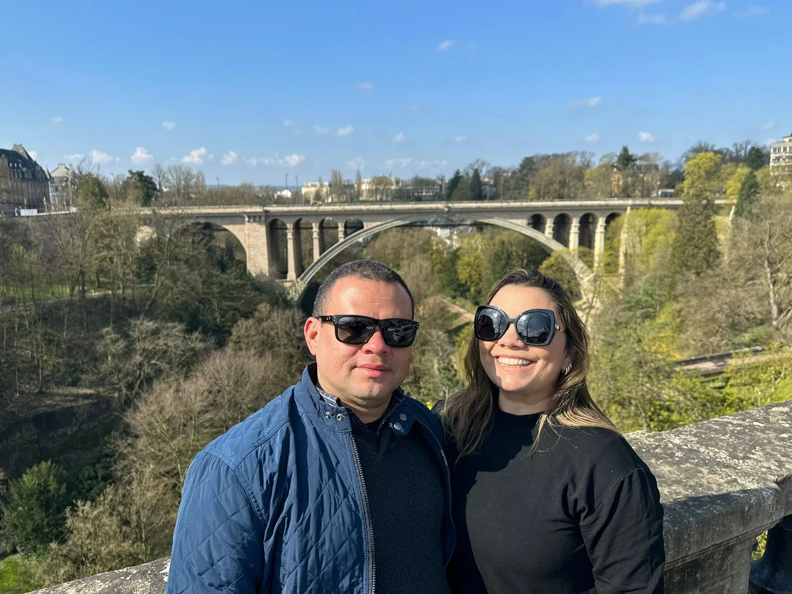 Manuela Ramos e Wander Carneiro em tour por Luxemburgo