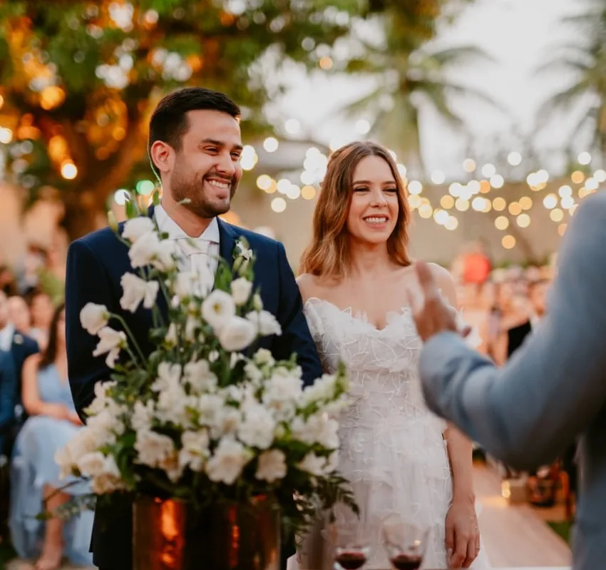 Ingrid e José Vilar Andrade selam amor em matrimônio
