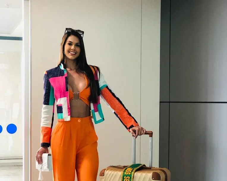 Morgana Carlos embarca para São Paulo em busca do título de Miss Brasil Terra 2023
