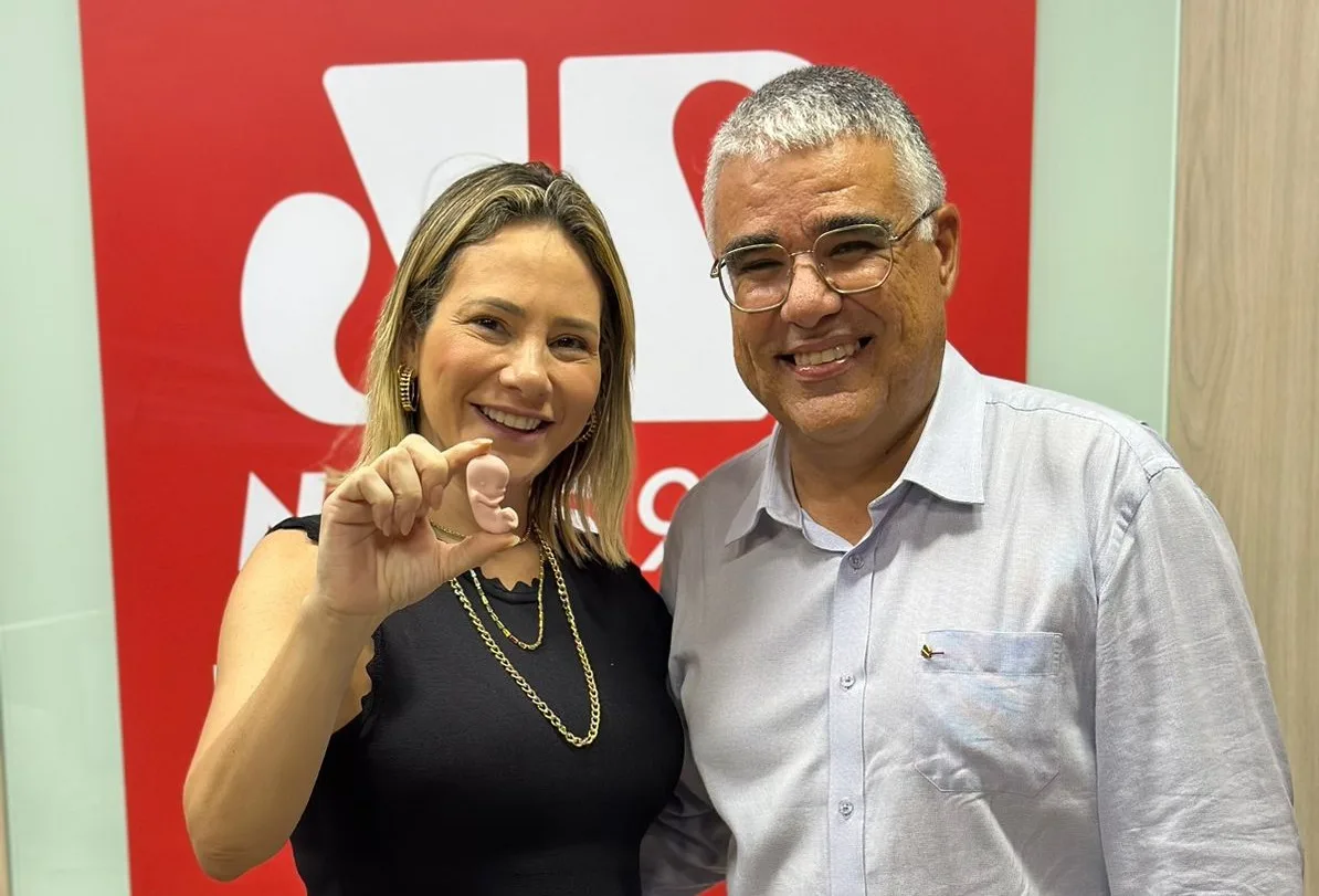 Gaída Dias recebe o senador Eduardo Girão no Grupo Cidade de Comunicação