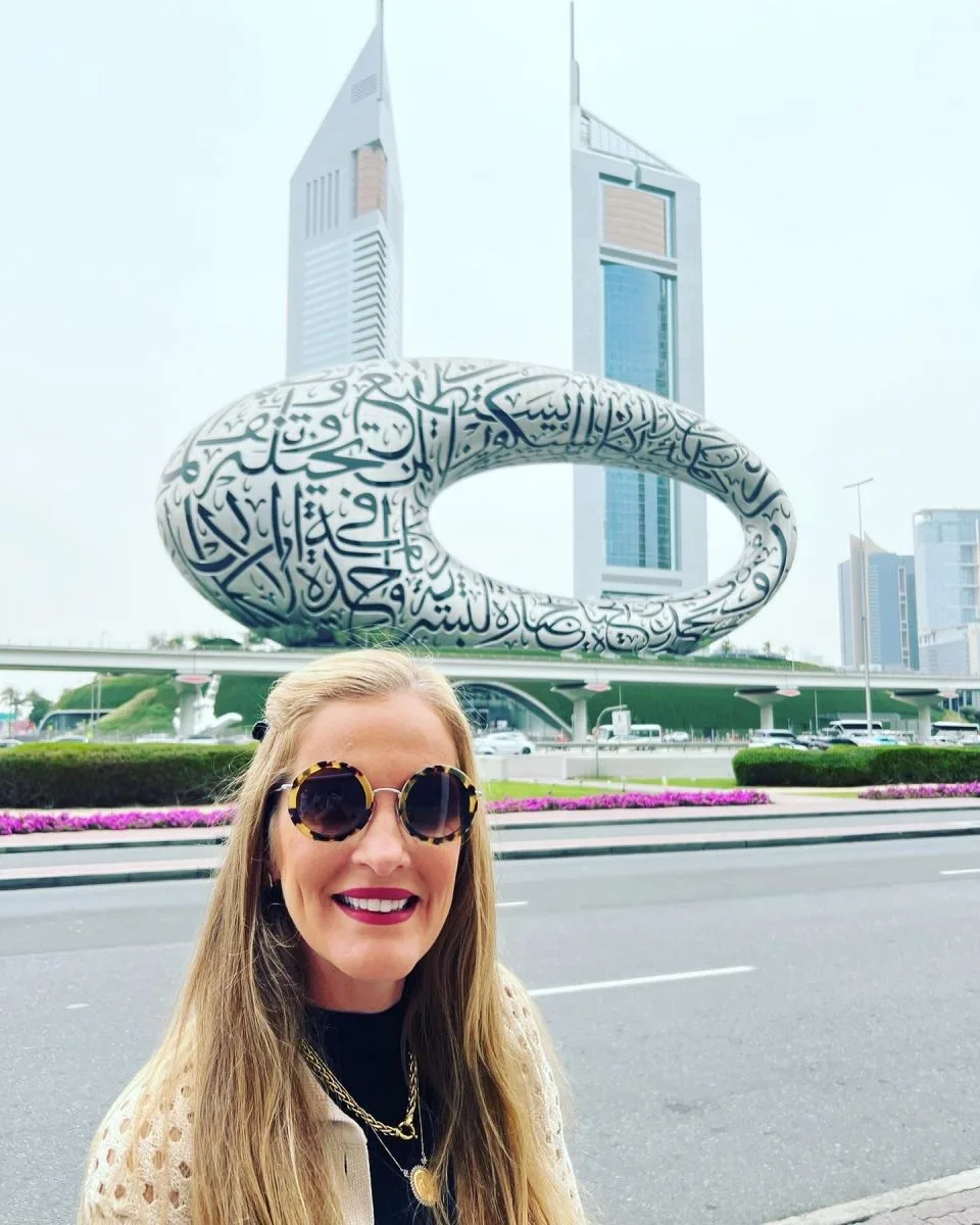 Maria Luiza curte dias em Dubai