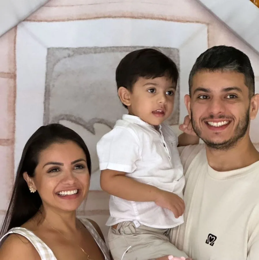 Thais Sombra e Diego Souza comemoram 3 aninhos do filhos Bento
