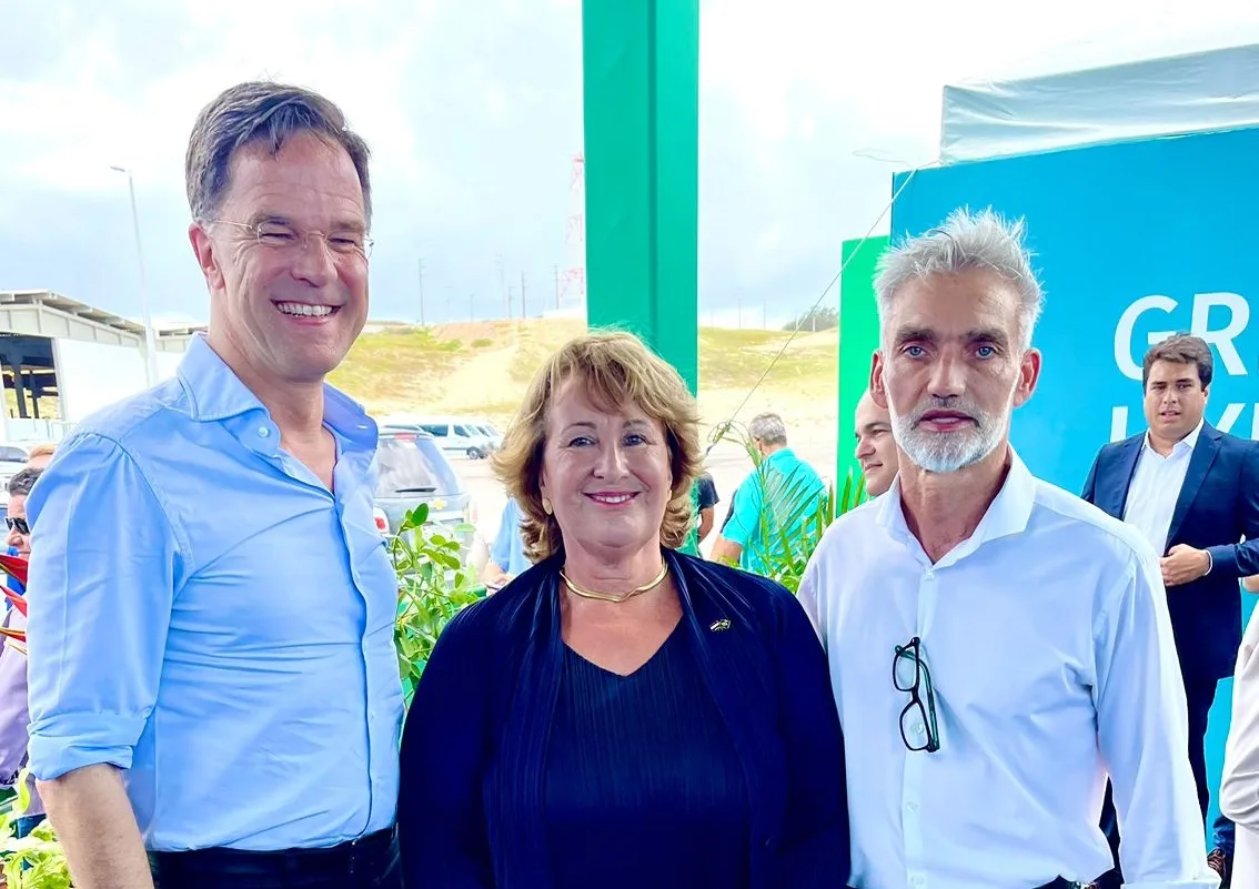 Annette de Castro se reúne com Mark Rutte, primeiro-ministro dos Países Baixos