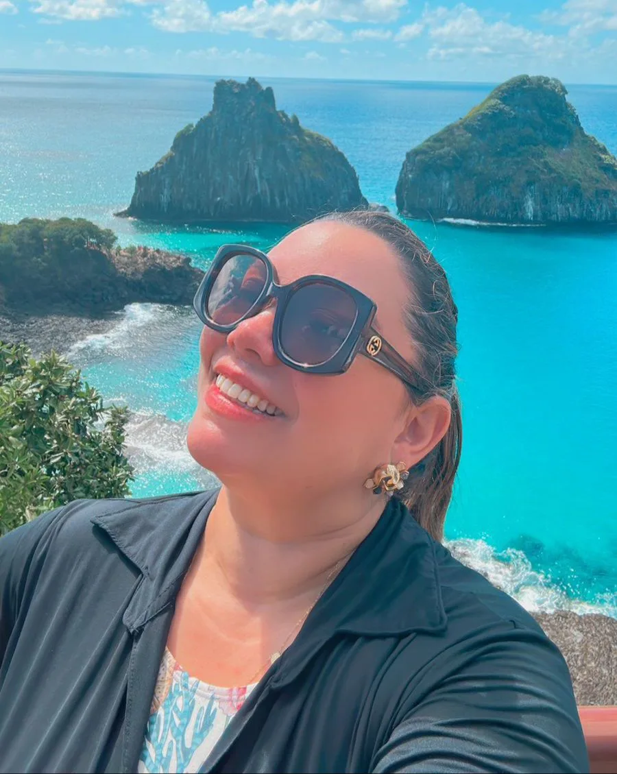 Manuela Ramos Pinto celebra aniversário em Fernando de Noronha