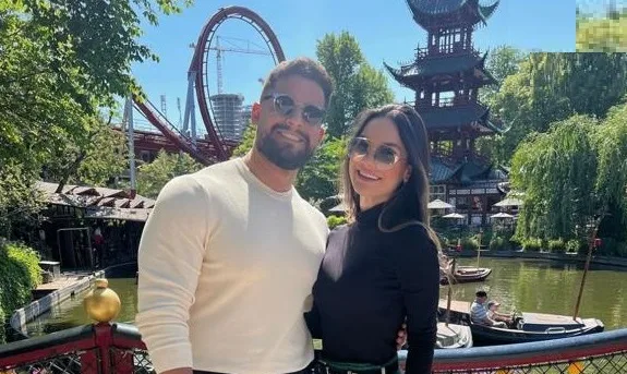 Monique Frota e Ricardo Lopes curtindo viagem na Dinamarca