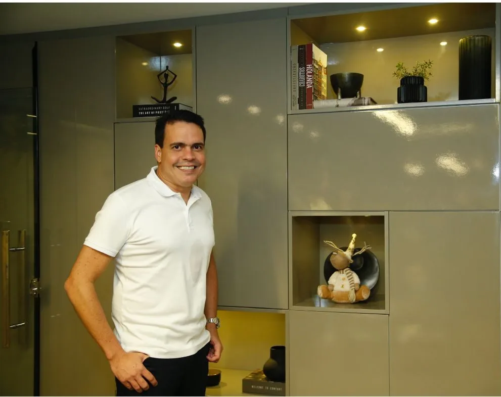 Fabiano Barreira, presidente do Seacec, prepara festa de aniversário