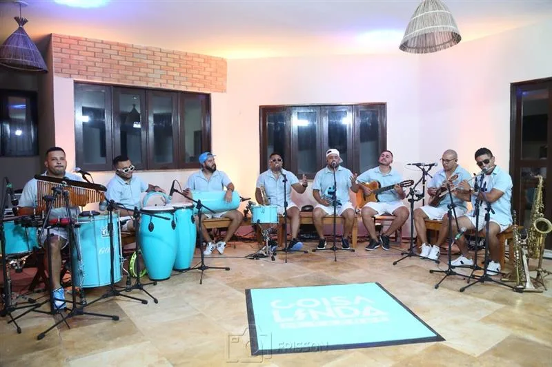 Banda Coisa Linda grava novo trabalho audiovisual em tarde das mais animadas